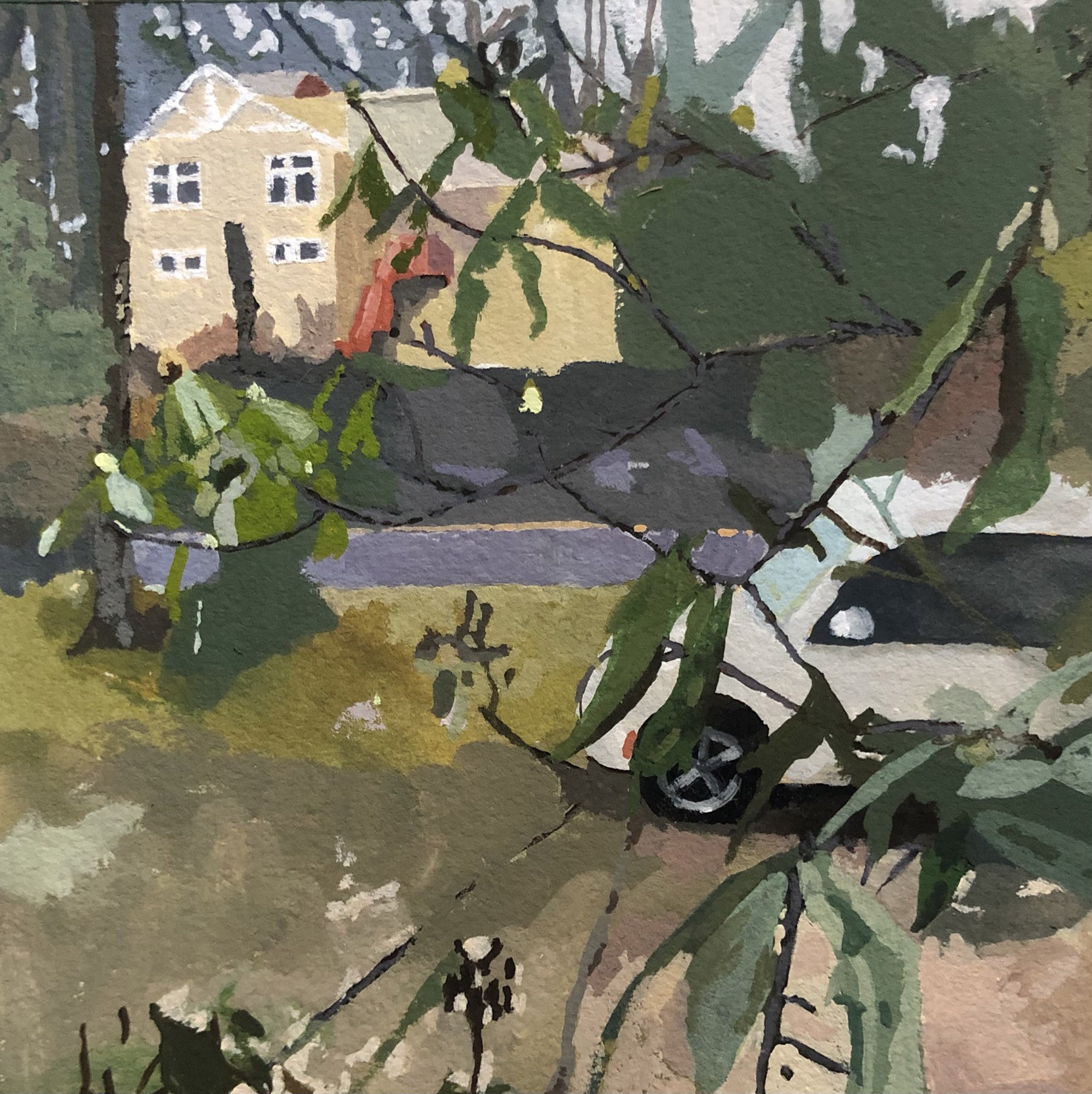 Rainy Day from Front Window (2020)