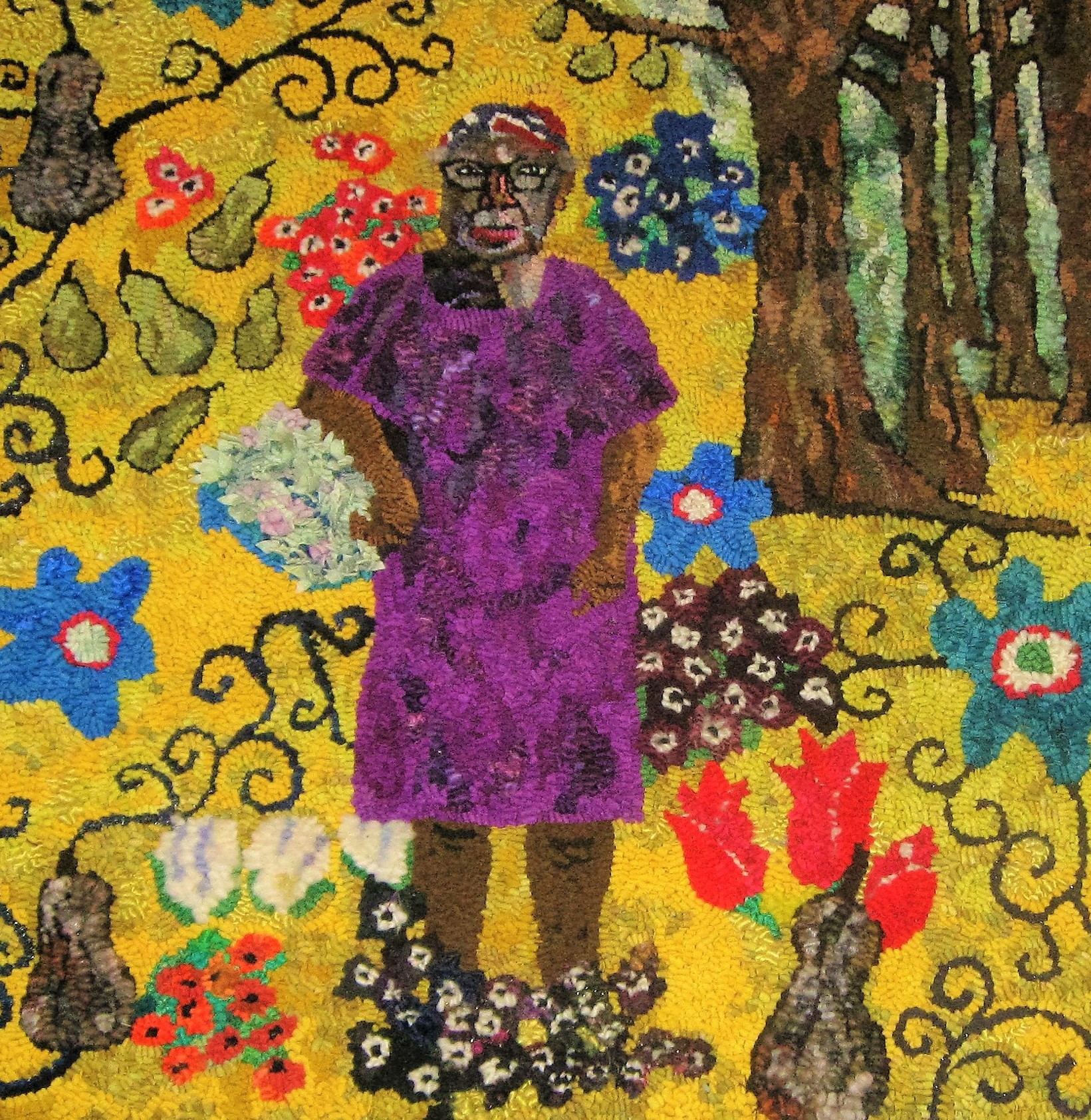 Sue Willie Seltzer, Gee's Bend Quilter, in Klimt